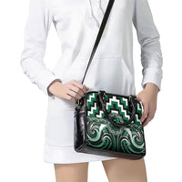 Aotearoa Whakatohea Shoulder Handbag Maori Iwi Poutama Puhoro Tattoo LT14 - Polynesian Pride