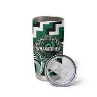 Aotearoa Whakatohea Personalised Tumbler Cup Maori Iwi Poutama Puhoro Tattoo LT14 - Polynesian Pride