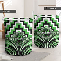 Aotearoa Ngati Awa Laundry Basket Maori Iwi Poutama Puhoro Tattoo LT14 - Polynesian Pride