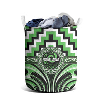 Aotearoa Ngati Awa Laundry Basket Maori Iwi Poutama Puhoro Tattoo LT14 - Polynesian Pride