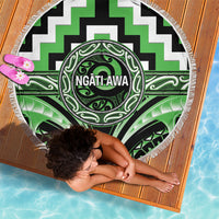 Aotearoa Ngati Awa Beach Blanket Maori Iwi Poutama Puhoro Tattoo LT14 - Polynesian Pride
