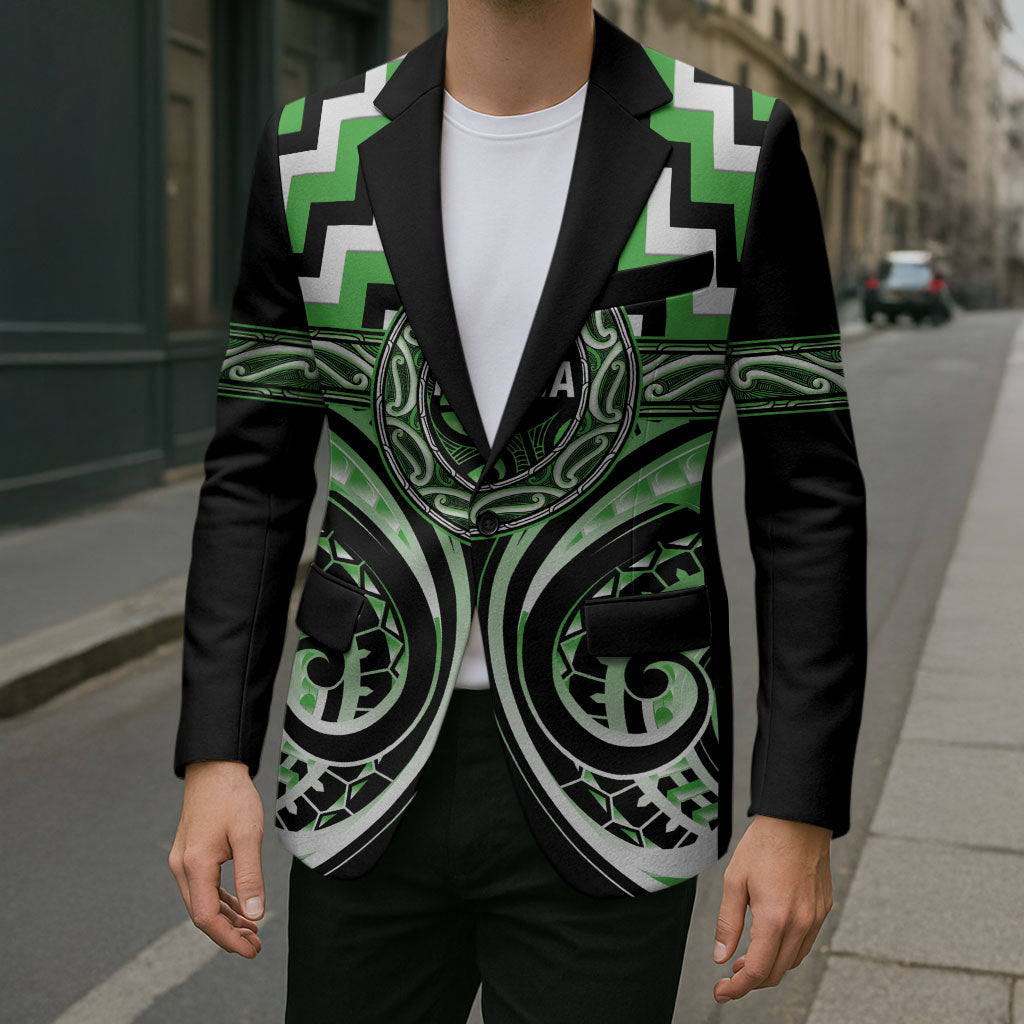 Aotearoa Ngati Awa Personalised Blazer Maori Iwi Poutama Puhoro Tattoo LT14 - Polynesian Pride