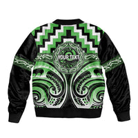Aotearoa Ngati Awa Personalised Bomber Jacket Maori Iwi Poutama Puhoro Tattoo LT14 - Polynesian Pride