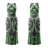 Aotearoa Ngati Awa Personalised Couples Matching Tank Maxi Dress and Long Sleeve Button Shirt Maori Iwi Poutama Puhoro Tattoo LT14 - Polynesian Pride