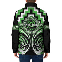 Aotearoa Ngati Awa Personalised Padded Jacket Maori Iwi Poutama Puhoro Tattoo LT14 - Polynesian Pride