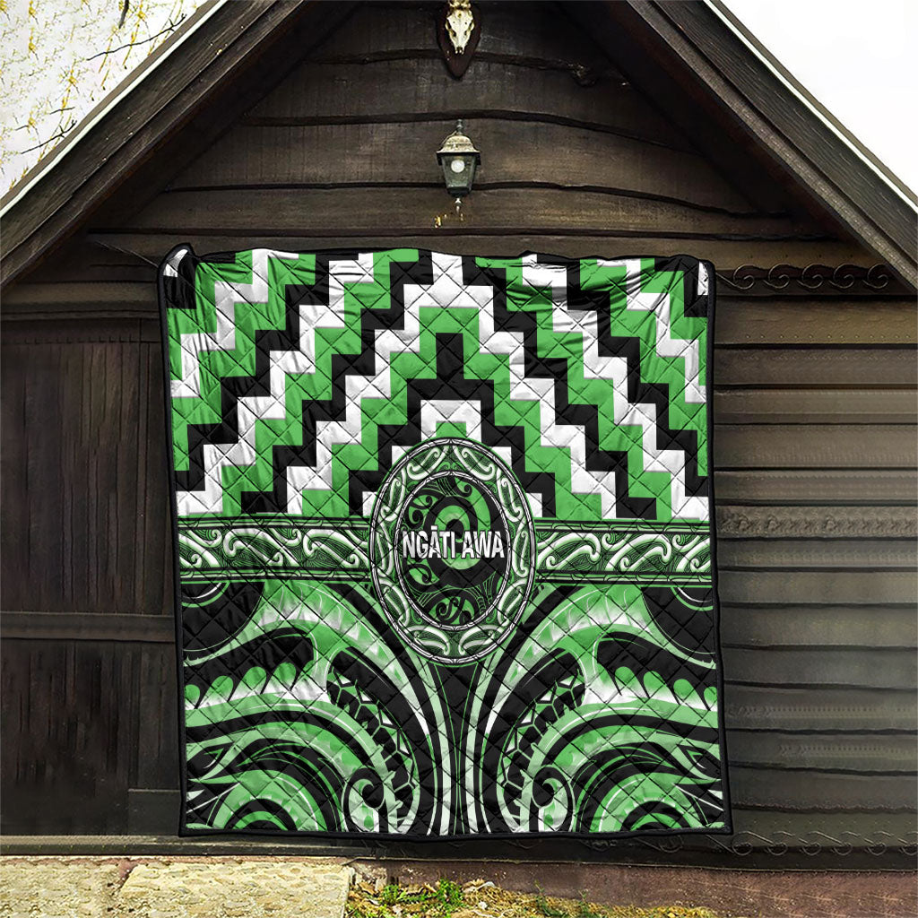 Aotearoa Ngati Awa Quilt Maori Iwi Poutama Puhoro Tattoo LT14 - Polynesian Pride