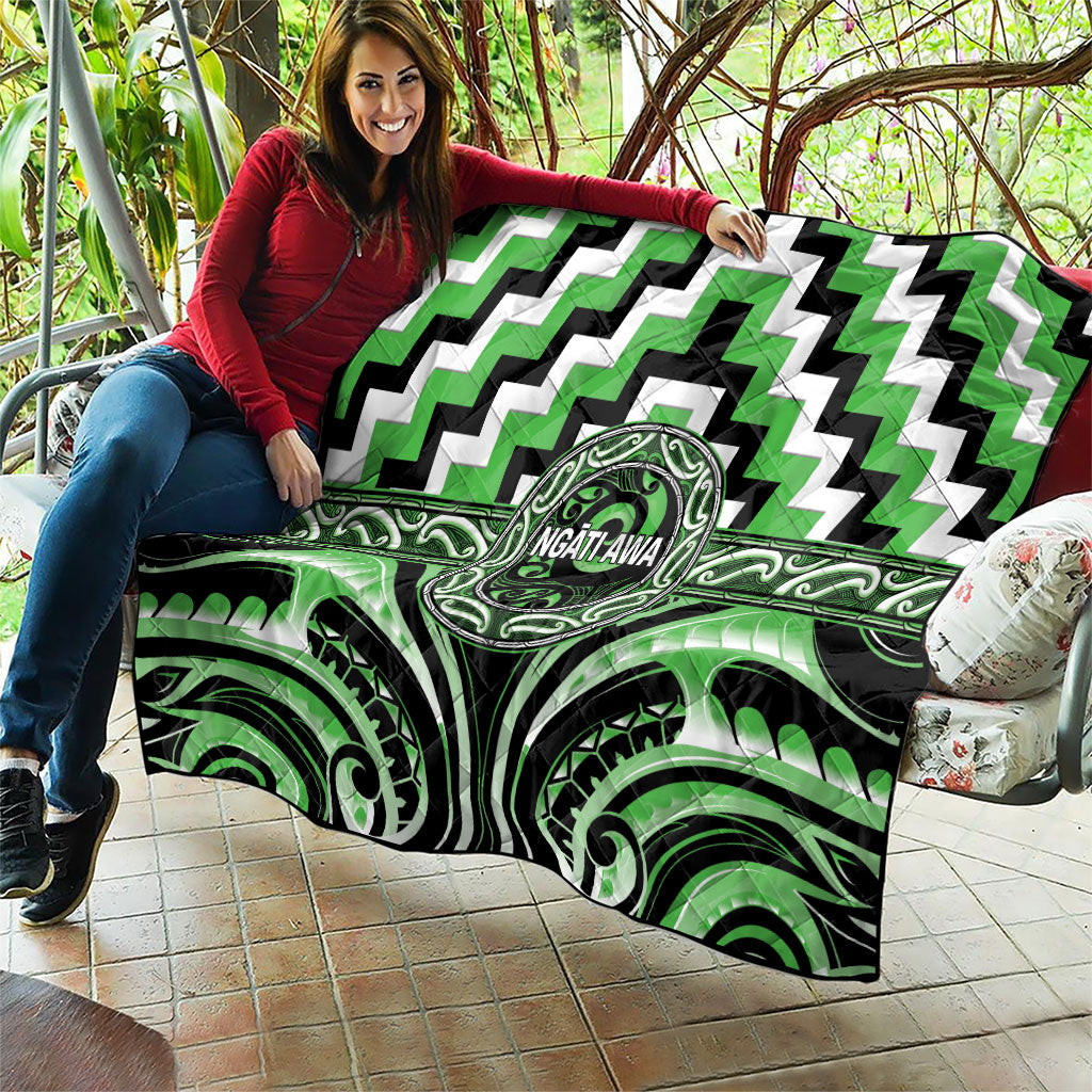 Aotearoa Ngati Awa Quilt Maori Iwi Poutama Puhoro Tattoo LT14 - Polynesian Pride