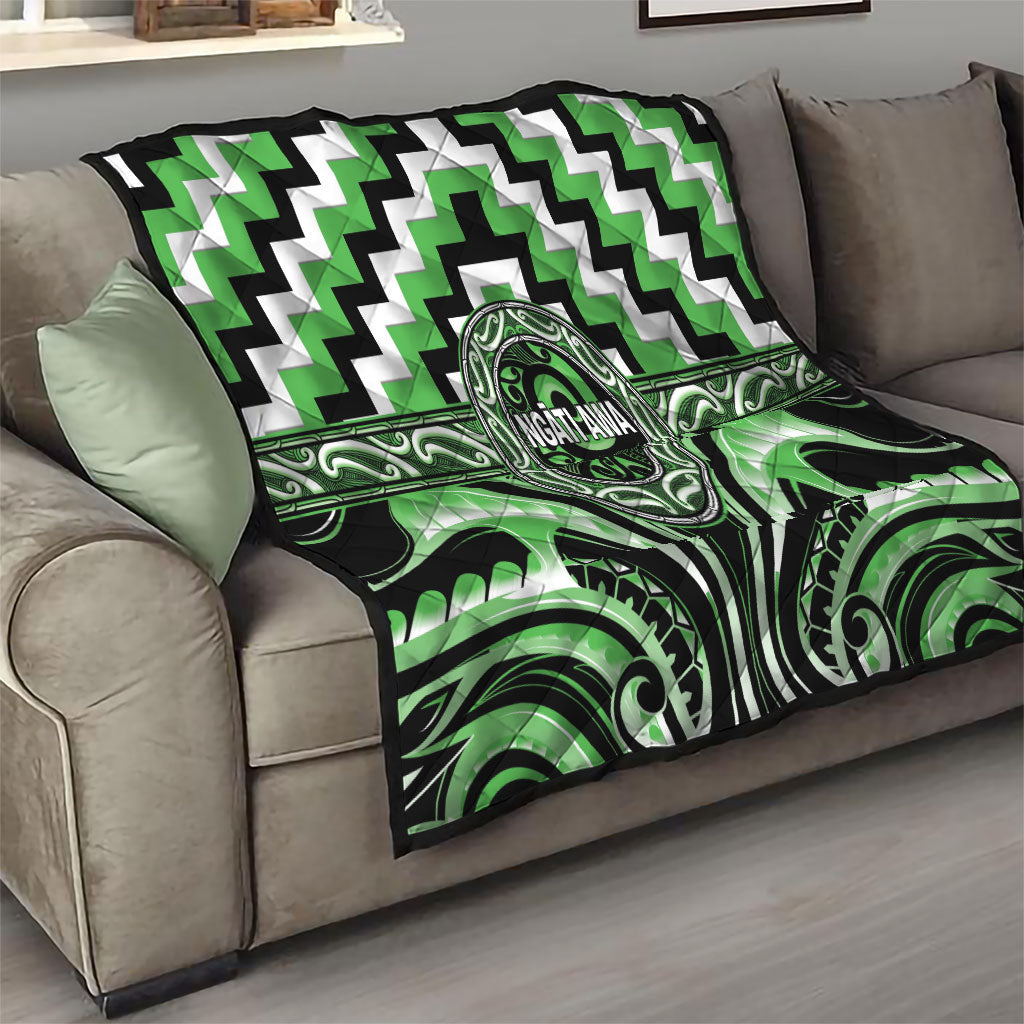 Aotearoa Ngati Awa Quilt Maori Iwi Poutama Puhoro Tattoo LT14 - Polynesian Pride
