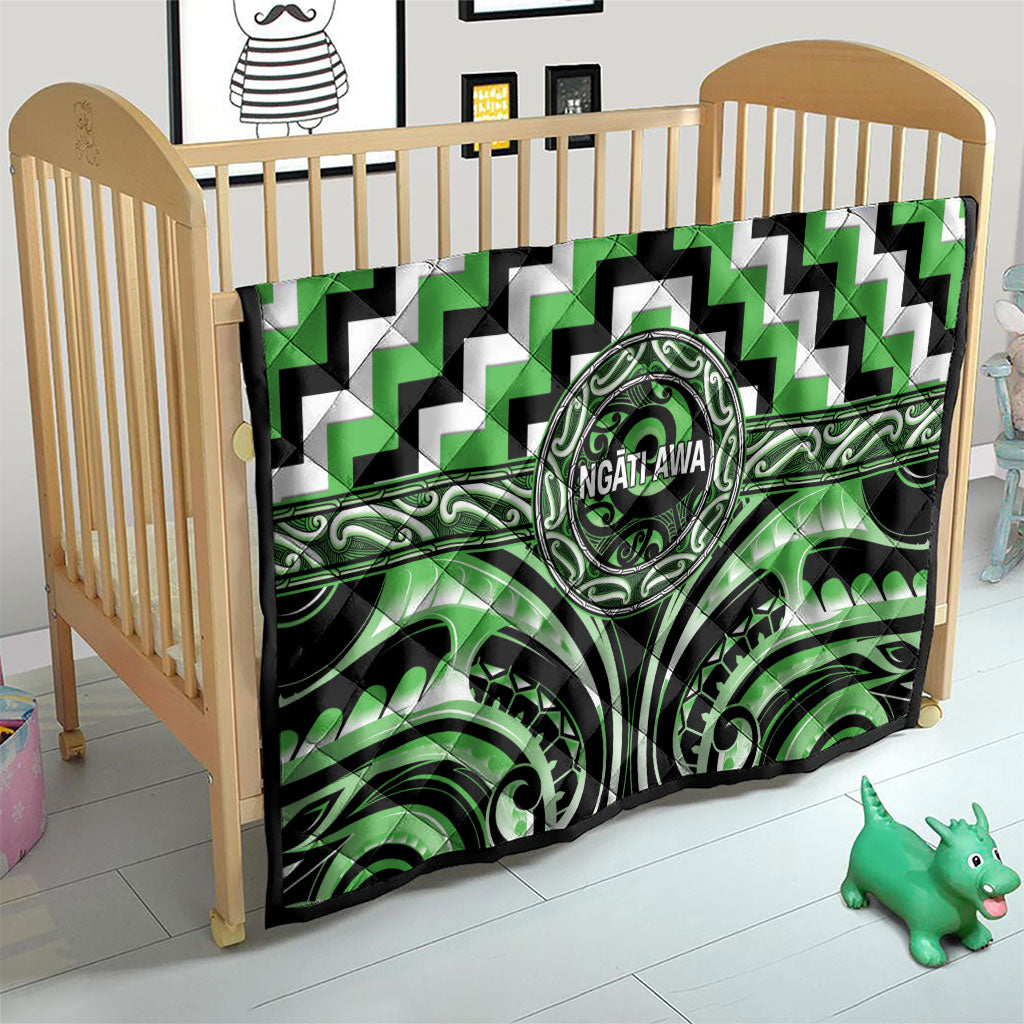 Aotearoa Ngati Awa Quilt Maori Iwi Poutama Puhoro Tattoo LT14 - Polynesian Pride