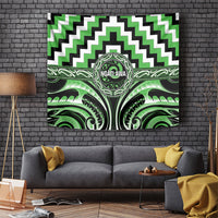Aotearoa Ngati Awa Tapestry Maori Iwi Poutama Puhoro Tattoo LT14 Green - Polynesian Pride