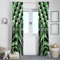Aotearoa Ngati Awa Window Curtain Maori Iwi Poutama Puhoro Tattoo LT14 - Polynesian Pride