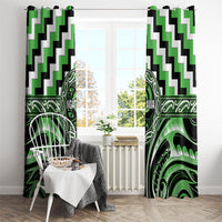 Aotearoa Ngati Awa Window Curtain Maori Iwi Poutama Puhoro Tattoo LT14 - Polynesian Pride