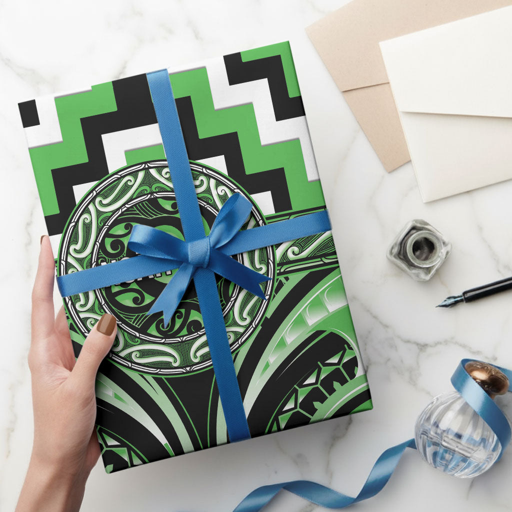 Aotearoa Ngati Awa Wrapping Paper Maori Iwi Poutama Puhoro Tattoo LT14 - Polynesian Pride