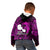 French Polynesia Tahiti Kid Hoodie Polynesian Shark Tattoo With Hibiscus Pink Version LT14 - Polynesian Pride