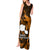 French Polynesia Tahiti Tank Maxi Dress Polynesian Shark Tattoo With Hibiscus Red Version LT14 - Polynesian Pride