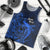 French Polynesia Bora Bora Men Tank Top Polynesian Shark Tattoo With Hibiscus Blue Version LT14 Blue - Polynesian Pride