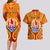 Personalised French Polynesia Couples Matching Long Sleeve Bodycon Dress and Hawaiian Shirt Coat Of Arms With Polynesian Plumeria LT14 - Polynesian Pride