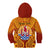 Personalised French Polynesia Kid Hoodie Coat Of Arms With Polynesian Plumeria LT14 - Polynesian Pride