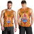 Personalised French Polynesia Men Tank Top Coat Of Arms With Polynesian Plumeria LT14 - Polynesian Pride