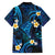 Tokelau Fakaofo Atoll Family Matching Long Sleeve Bodycon Dress and Hawaiian Shirt Polynesian Tattoo Plumeria With Map