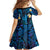 Tokelau Fakaofo Atoll Family Matching Short Sleeve Bodycon Dress and Hawaiian Shirt Polynesian Tattoo Plumeria With Map