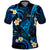 Tokelau Fakaofo Atoll Polo Shirt Polynesian Tattoo Plumeria With Map