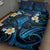 Tokelau Fakaofo Atoll Quilt Bed Set Polynesian Tattoo Plumeria With Map