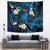 Tokelau Fakaofo Atoll Tapestry Polynesian Tattoo Plumeria With Map