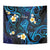 Tokelau Fakaofo Atoll Tapestry Polynesian Tattoo Plumeria With Map