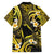 Tokelau Atafu Atoll Family Matching Short Sleeve Bodycon Dress and Hawaiian Shirt Polynesian Tattoo Plumeria With Map