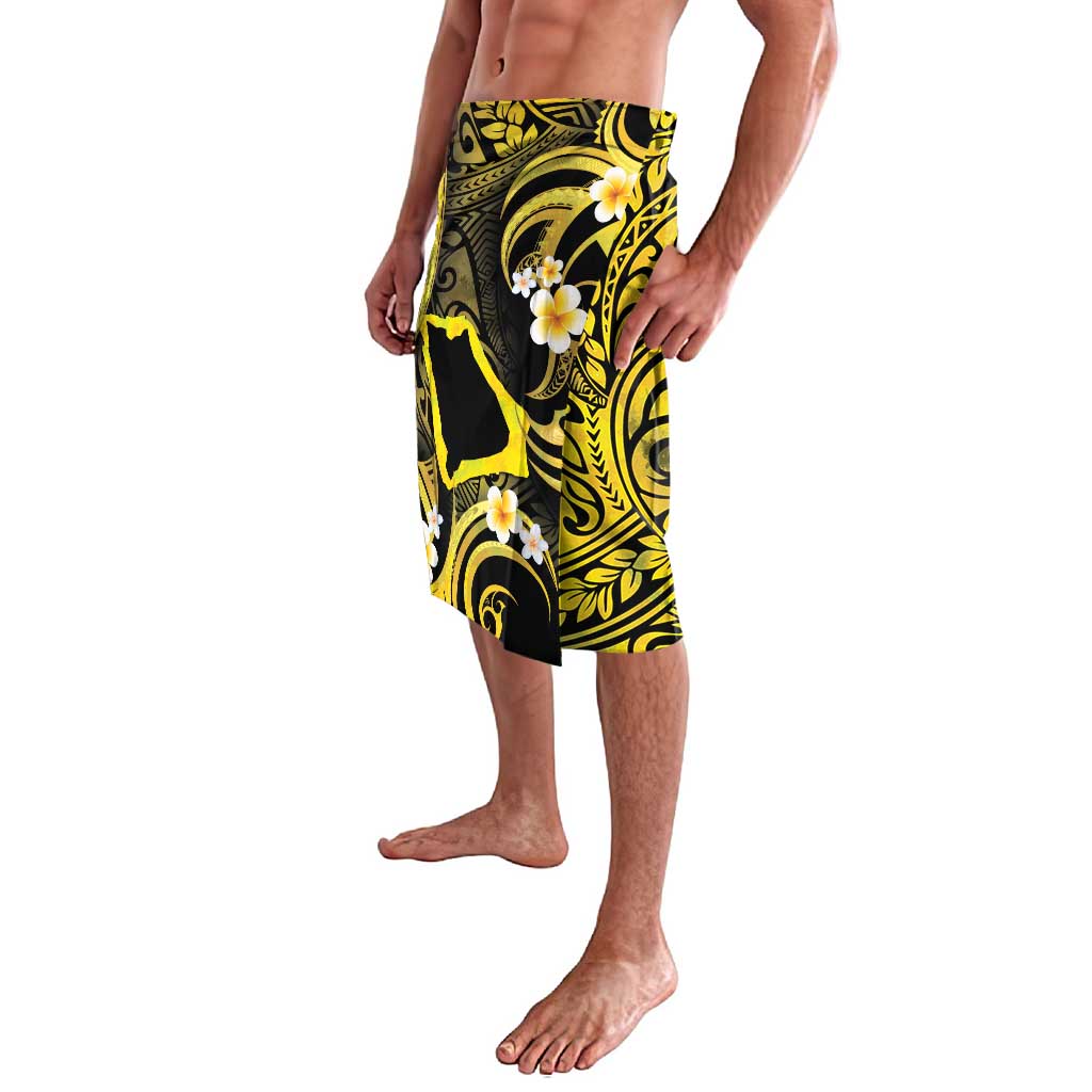 Tokelau Atafu Atoll Lavalava Polynesian Tattoo Plumeria With Map