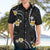 Black And Gray Hawaiian Shirt Curves Polynesian Tattoo Mix Plumeria Flowers