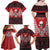 Personalized Hawaii Skull Christmas Family Matching Off Shoulder Maxi Dress and Hawaiian Shirt Mele Kalikimaka Hawaiian Kakau - Polynesian Pride