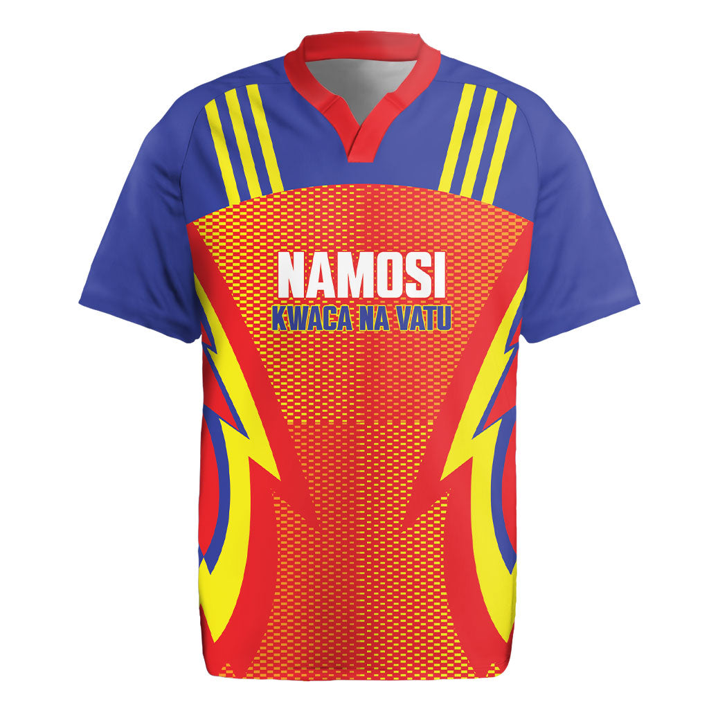 Namosi Fiji 2026 Rugby Custom Rugby Jersey Kwaca Na Vatu LT14 Red - Polynesian Pride
