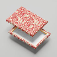 Red Ngatu Pattern Malo e Lelei Tonga Canvas Wall Art LT14 - Polynesian Pride