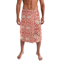 Red Ngatu Pattern Malo e Lelei Tonga Lavalava LT14 Red - Polynesian Pride
