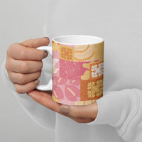 Aloha Hawaii Quilt Floral Patchwork Style Ceramic Mug LT14 - Polynesian Pride