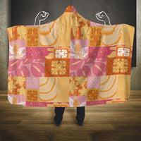 Aloha Hawaii Quilt Floral Patchwork Style Hooded Blanket LT14 - Polynesian Pride
