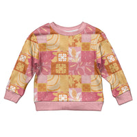 Aloha Hawaii Quilt Floral Patchwork Style Kid Ugly Christmas Sweater LT14 Kid Multicolor - Polynesian Pride