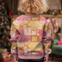 Aloha Hawaii Quilt Floral Patchwork Style Kid Ugly Christmas Sweater LT14 - Polynesian Pride