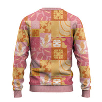 Aloha Hawaii Quilt Floral Patchwork Style Ugly Christmas Sweater LT14 - Polynesian Pride