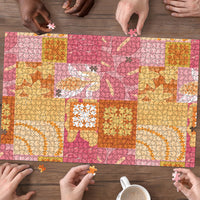 Aloha Hawaii Quilt Floral Patchwork Style Puzzle LT14 - Polynesian Pride