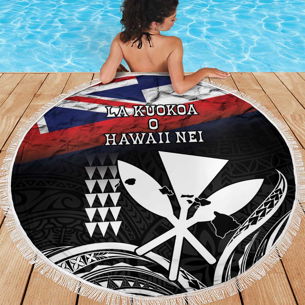 Hawaii Independence Day Beach Blanket La Kuokoa - Happy 28th November LT14 - Polynesian Pride