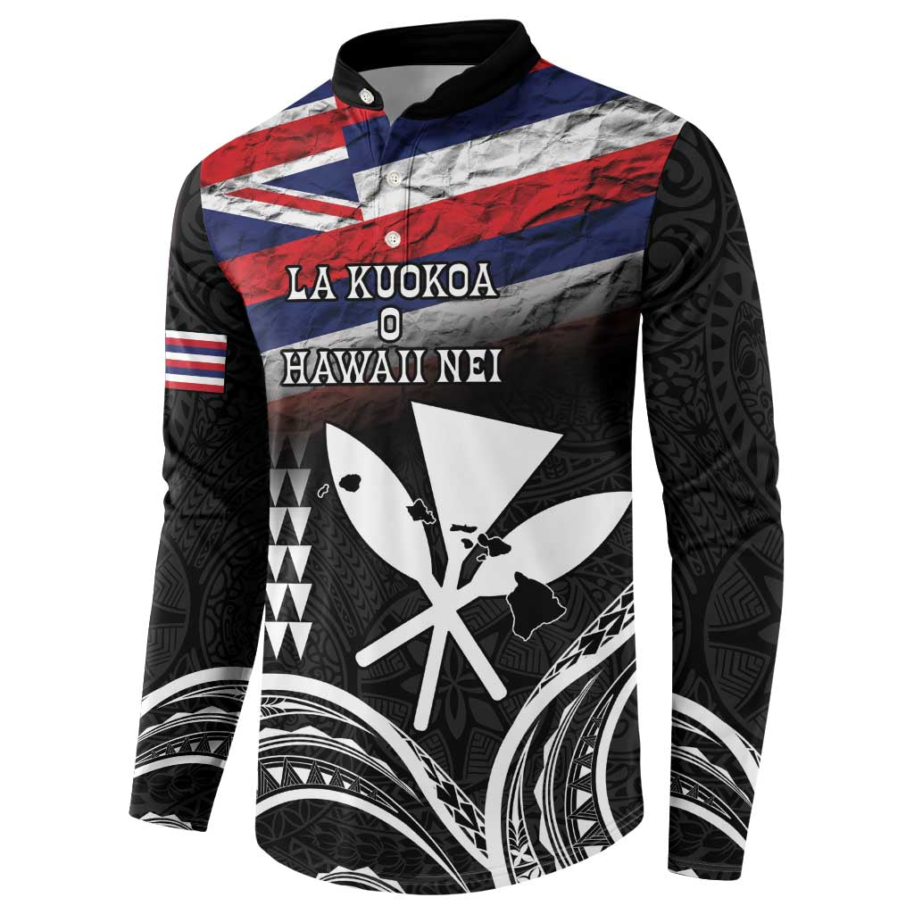 Hawaii Independence Day Button Sweatshirt La Kuokoa - Happy 28th November LT14 - Polynesian Pride