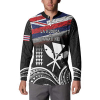 Hawaii Independence Day Button Sweatshirt La Kuokoa - Happy 28th November LT14 - Polynesian Pride