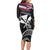 Hawaii Independence Day Long Sleeve Bodycon Dress La Kuokoa - Happy 28th November