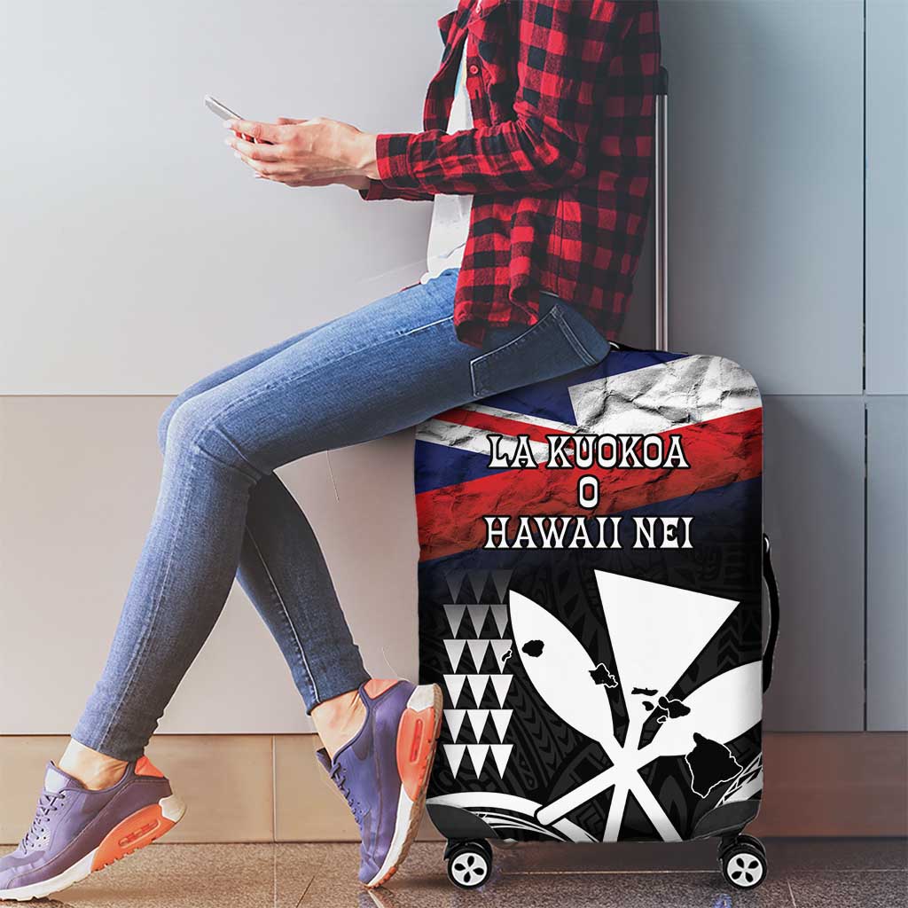 Hawaii Independence Day Luggage Cover La Kuokoa - Happy 28th November