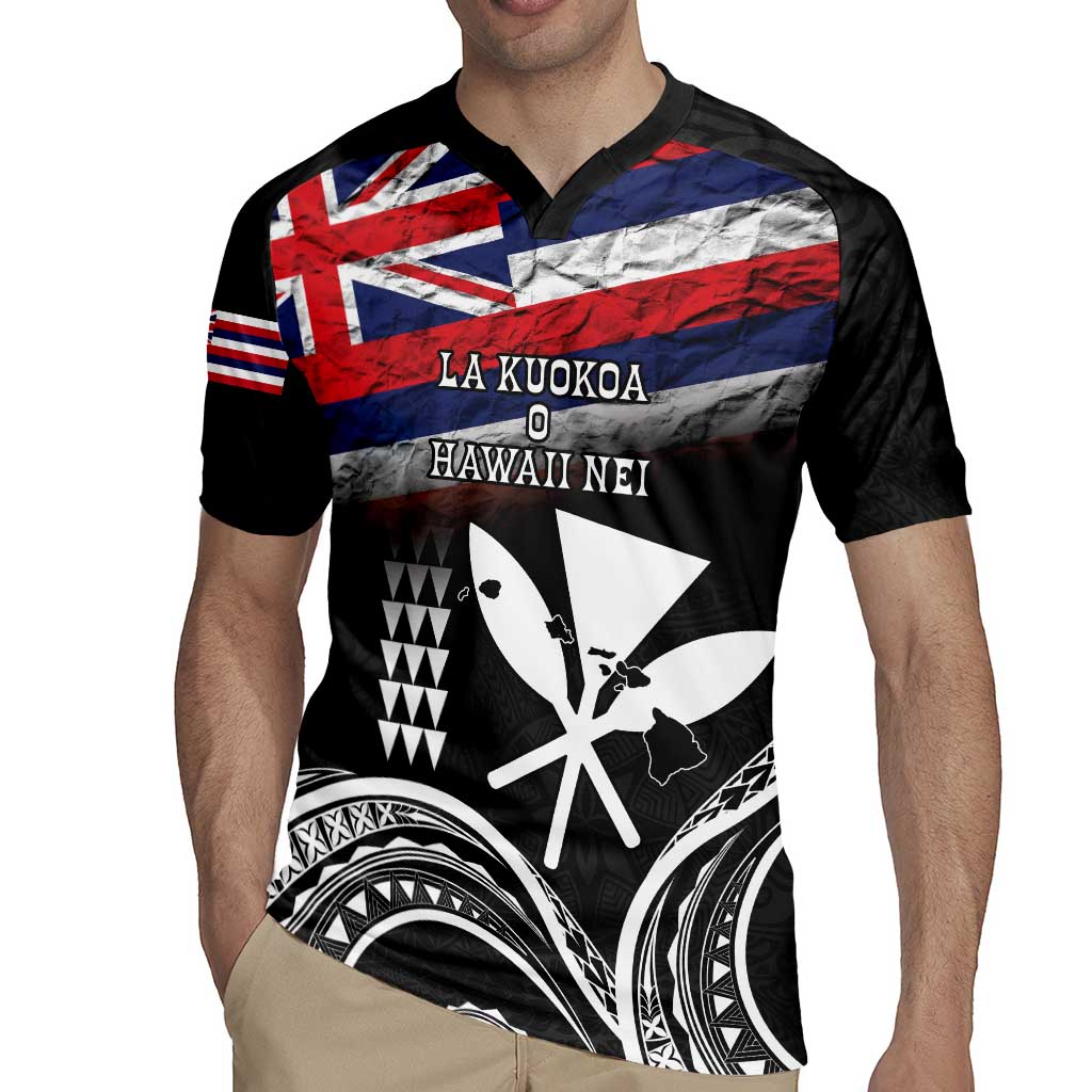 Hawaii Independence Day Rugby Jersey La Kuokoa - Happy 28th November LT14 - Polynesian Pride