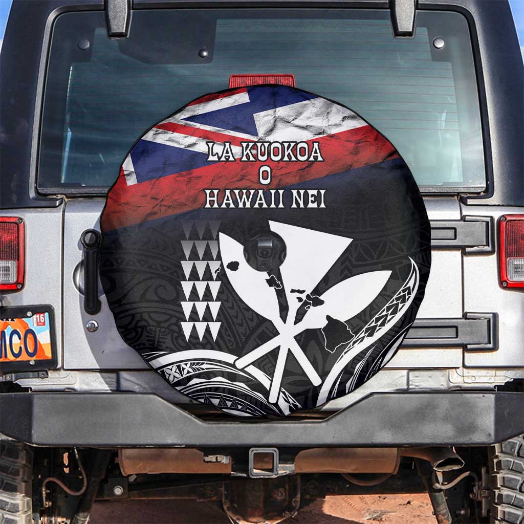 Hawaii Independence Day Spare Tire Cover La Kuokoa - Happy 28th November