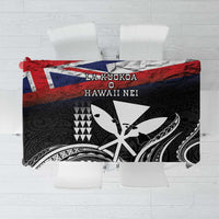 Hawaii Independence Day Tablecloth La Kuokoa - Happy 28th November LT14 Black - Polynesian Pride